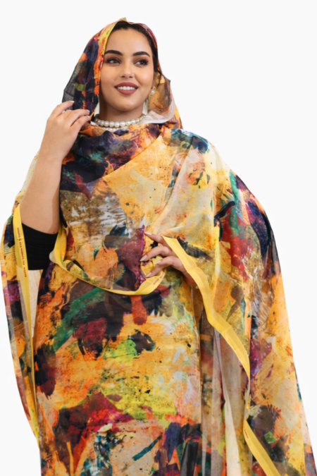 Mango Pattern Full Width Swiss Voile